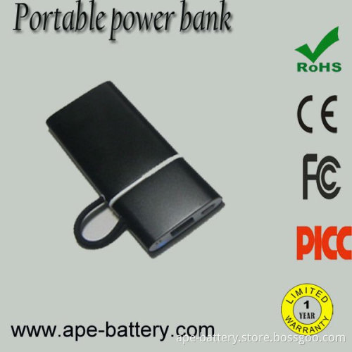 New 1900mAh portable iPhone power bank with Apple MFi colorful casing